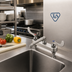 Thumbnail image #2 for T&S Brass 8-Inch Center Deck Mount Workboard Faucet with 6-Inch Cast Swivel Spout and Wrist Handles