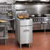 Thumbnail image #2 for Imperial IFS-2525 Gas Floor Model Deep Fryer with 2 Half-Size Pots, 25 lb. Capacity Each