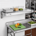 Thumbnail image #3 for Eagle Group Quik-Set 42-Inch x 24-Inch Solid Stainless Steel Shelf with Marine Edge