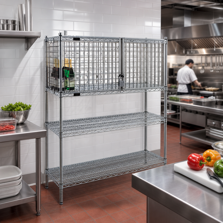 Product image #2 for EagleGard 30"W x 24"D Security Enclosure Kit with Hinged Doors