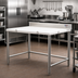Thumbnail image #2 for Eagle Group BT36120S 120-Inch x 36-Inch Poly Top Boning Table with Stainless Steel Base and 4-Inch Backsplash