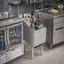 Thumbnail image #2 for Krowne Royal Series Freestanding Underbar Liquor Bottle Display Unit with Removable Locking Cover, 15-Bottle Capacity