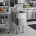 Thumbnail image #2 for Choice Free-Standing Underbar Hand Sink Unit with Gooseneck Faucet, Soap Dispenser & Towel Dispenser, 12-Inch Wide