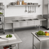 Thumbnail image #2 for John Boos E-Series 4-Compartment Sink with 2 Drainboards, 100-Inch Wide, 14-Inch Deep Bowls