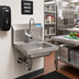 Thumbnail image #2 for BK Resources Wall-Mount Hand Sink with Sensor Faucet, 14 x 10 x 5-Inch Bowl, 304 Stainless Steel