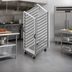 Thumbnail image #2 for American Panel APR13-26 304 Stainless Steel Mobile Pan Rack for 26 Full-Size Steam Table Pans or 13 Sheet Pans