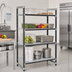 Thumbnail image #2 for Cambro Camshelving Elements XTRA 4-Shelf Solid Stationary Starter Unit, 18 x 60 x 64 Inches, Speckled Gray