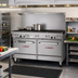 Thumbnail image #2 for Southbend Ultimate 60-Inch Gas Restaurant Range with 6 Burners, 24-Inch Charbroiler, Standard Oven, and Convection Oven