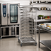 Thumbnail image #2 for RATIONAL Mobile Plate Rack for SCC 101/CMP 101, Holds 32 12-1/4 Inch Plates, with Casters