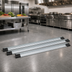 Thumbnail image #2 for Quantum Double Unit Floor Track Assembly Kit with 3 11-Foot V-Groove Aluminum Tracks