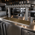 Thumbnail image #2 for Micro Matic 33 Inch x 8 Inch Surface Mount Drip Tray Trough, Stainless Steel with PVD Brass Screen