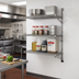 Thumbnail image #2 for Eagle Group PWE21-3C Adjustable Post Wire Wall Mount End Unit for 21-Inch Shelves