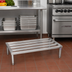 Thumbnail image #3 for John Boos 1-Tier Stainless Steel Dunnage Rack with Adjustable Bullet Feet, 34 x 24 x 12 Inches