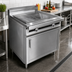 Thumbnail image #2 for Titan JTRH-36IP 36-Inch Cabinet Base Gas Plancha Top Range with 5/8
