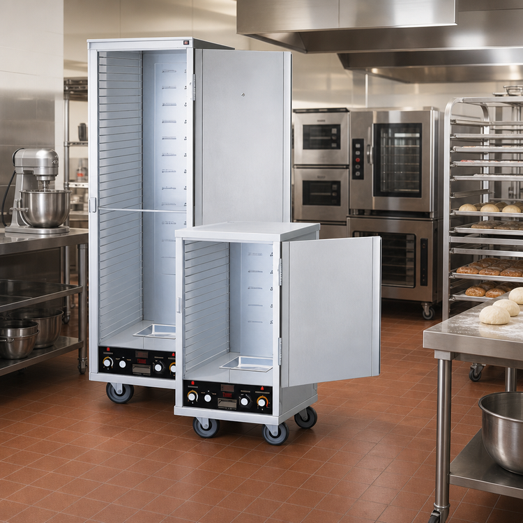 Product image #2 for Dinex Full Size Heated Proofer Cabinet, 34 Tray Capacity, Aluminum