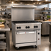Thumbnail image #2 for Wolf Challenger XL 36-Inch 6-Burner Gas Restaurant Range with Standard Oven and High Shelf