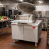 Thumbnail image #2 for Crown DMT-30 30 Gallon Direct Steam Tilting Kettle with Cabinet Base