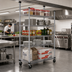 Thumbnail image #2 for Quantum 21-Inch Overhead Track Shelving Mobile Kit with 74-Inch Posts