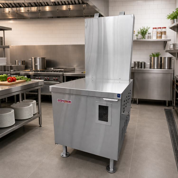 Product image #2 for Crown CG-325 36" Gas Steam Generator with Cabinet Base