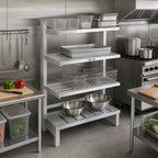 Thumbnail image #2 for Channel Manufacturing ECC2054 Aluminum 4" E-Channel Cantilever Shelf, 51.375"W x 21"D, 1,000 lb. Capacity