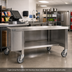 Thumbnail image #2 for Eagle Group Removable 304 Stainless Steel Undershelf for In-Line Cashier's Units