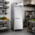 Thumbnail image #2 for Continental Refrigerator D1FSN Designer Line 1-Section Shallow Depth Reach-In Commercial Freezer with Solid Door
