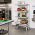 Thumbnail image #2 for Channel Manufacturing T-Bar Cantilevered Shelving Unit, 60W x 24D x 72H, Aluminum