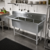 Thumbnail image #2 for John Boos Pro-Bowl 3-Compartment Sink with Left Drainboard, 18