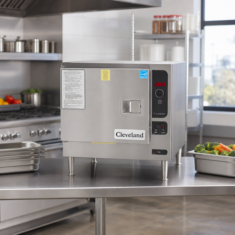 Product image #2 for SteamChef 3 Boilerless Electric Countertop Convection Steamer, 1 Compartment, 3 Full-Size Pan Capacity