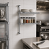Thumbnail image #2 for Metro Super Erecta Stainless Steel 2-Tier Wall-Mount Post and Brackets, 33-5/8 Inch Height