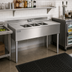 Thumbnail image #2 for Eagle Group 2200 Series 36-Inch Two-Compartment Underbar Sink Unit with Right Drainboard
