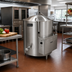 Thumbnail image #2 for AccuTemp Edge Series 60-Gallon Electric Stationary Steam Kettle, 2/3 Jacket, Leg Mounted