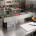 Thumbnail image #2 for Atlas Metal RML-4 Slim-Line 4-Pan Self-Contained Refrigerated Cold Food Drop-In Unit