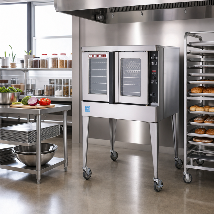 Product image #2 for Blodgett Premium Series MARK V-100 Single-Deck Full-Size Standard-Depth Electric Convection Oven