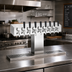 Thumbnail image #2 for Perlick Wide Base Extra High 10-Faucet Glycol-Cooled Draft Beer Tower
