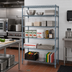 Thumbnail image #2 for Quantum Stationary 5-Shelf Wire Shelving Starter Kit, 36 x 30 x 54 Inches, Gray Epoxy Antimicrobial Finish