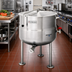Thumbnail image #2 for Cleveland Range KDL150 150-Gallon Direct Steam Partial-Jacket Steam Kettle with Tri-Leg Base