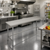 Thumbnail image #2 for Eagle Spec-Master Marine Series Stainless Steel Work Table, 144 x 24 Inch, 14-Gauge Top