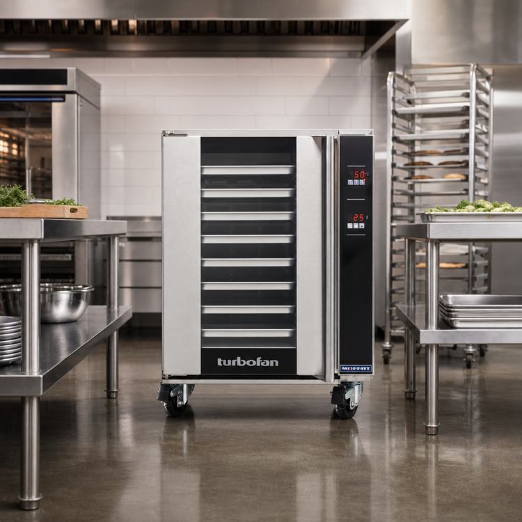 Product image #2 for Turbofan Electric Heated Holding Cabinet, 10 Full-Size Sheet Pan Capacity, Glass Door, Digital Controls