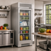 Thumbnail image #2 for True 36-Inch One-Section Upright Reach-In Refrigerator with Low-E Glass Door, Self-Contained Top-Mounted Refrigeration
