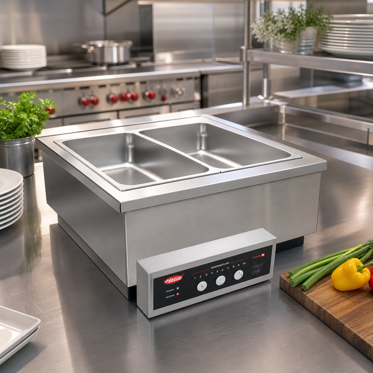 Product image #2 for Hatco HWBI-2 Drop-In Insulated Modular/Ganged Heated Well, 2 Full-Size Pan Capacity