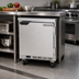 Thumbnail image #2 for Beverage Air WTF27HC-FLT Shallow Depth Worktop Freezer, 1 Section, Solid Door, Flat Top