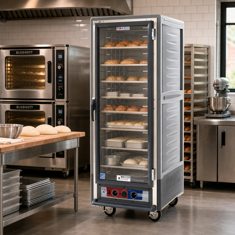 Product image #2 for Metro C5 3 Series Low-Watt Full-Height Heated Holding and Proofing Cabinet with Gray Insulation Armour and Clear Polycarbonate Door