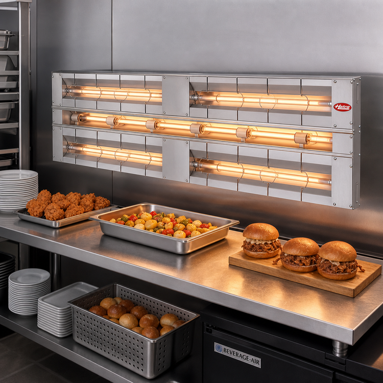 Product image #2 for Hatco Glo-Ray 30-Inch Double-Rod Lighted Infrared Strip Heater