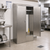 Thumbnail image #2 for Eagle Group Double-Width Stainless Steel Mop Sink Cabinet with Slanted Top, 8-Inch Deep Sink, and Shelves