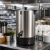 Thumbnail image #2 for Winco 100-Cup 304 Stainless Steel Commercial Coffee Urn with Dripless Faucet and Automatic Shut-Off