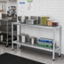 Thumbnail image #2 for New Age T-Bar Series 2-Tier Cantilevered Aluminum Shelving Unit, 60W x 20D x 48H