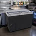 Thumbnail image #2 for Glastender 48-Inch Underbar Glass Froster / Mug Froster with Dual Top Sliding Doors, Black Vinyl Exterior