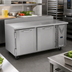 Thumbnail image #2 for Victory Refrigeration V-Core Two-Section Worktop Freezer Counter, 67-1/8-Inch Wide, 20.08 Cu. Ft., Self-Contained Side-Mounted Refrigeration