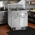 Thumbnail image #2 for Imperial IFSSP650ET Electric Floor Fryer, 6-Battery, 50 lb. Per Tank, Built-In Space Saver Filter System